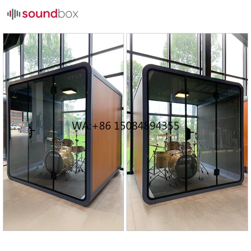 Vocal Booth Isolation Shield - Microphone Pop Sound Proof Vocal Booth