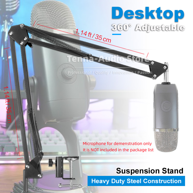 Microphone Boom Arm Desk - Máy Tính Để Bàn Kẹp Treo