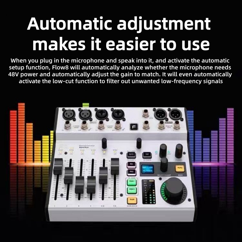 Audio Interface Usb 8 Channel - 8 Channel Portable Digital Mixer Bluetooth