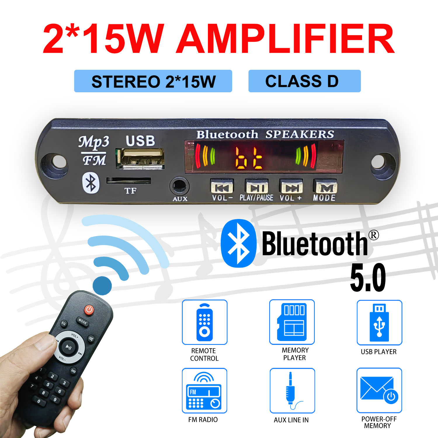 Mic Preamp 1073 Clone - Mạch giải mã khuếch đại Bluetooth