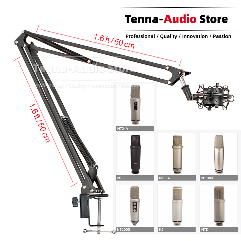 Microphone Boom Arm Desk - Để Bàn Treo Kéo Bùng Nổ