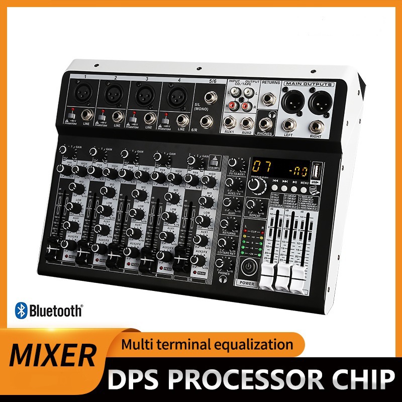 Audio Interface Usb 8 Channel - Professional 4 6 8 Channel Bluetooth