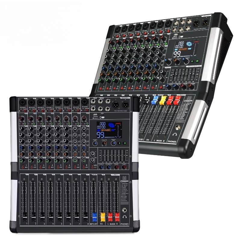 Audio Interface Usb 8 Channel - GAX-HLV8 8-Channel USB Audio Mixer with