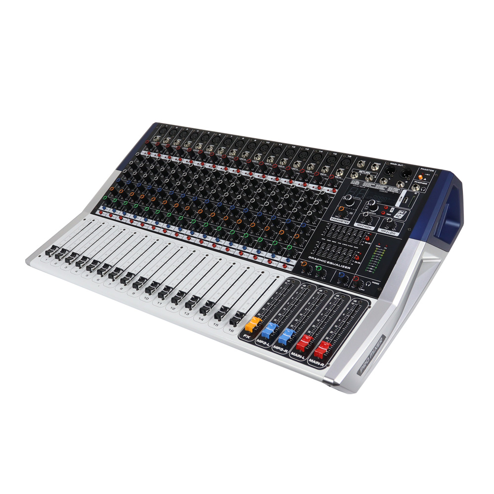 Professional 350W 16 Channel M - đánh giá và giá Audio Mixer 16 Channel Usb