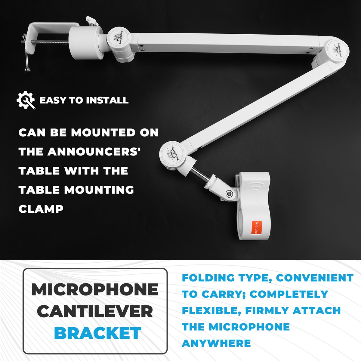 Microphone Arm Boom Adjustable - đánh giá và giá Microphone Boom Arm Desk