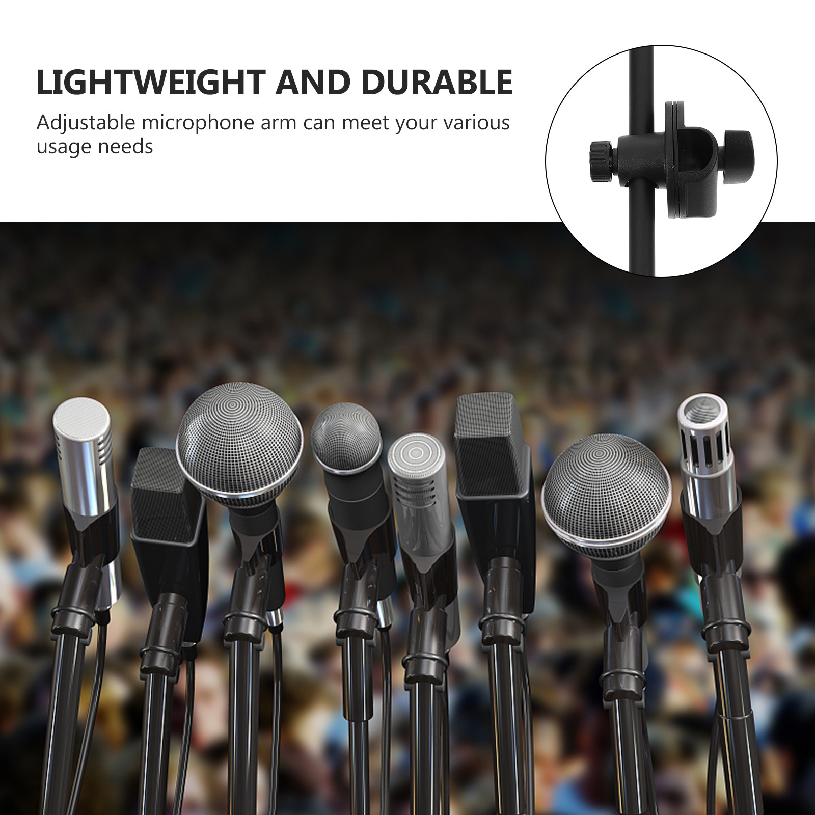 1Set Metal Mic Boom Arm Adjust - đánh giá và giá Microphone Boom Arm Desk
