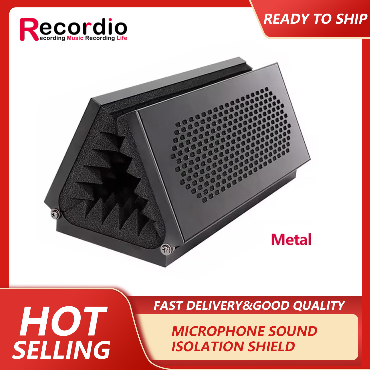 GAZ-300A Recording microphone  - đánh giá và giá Vocal Booth Isolation Shield