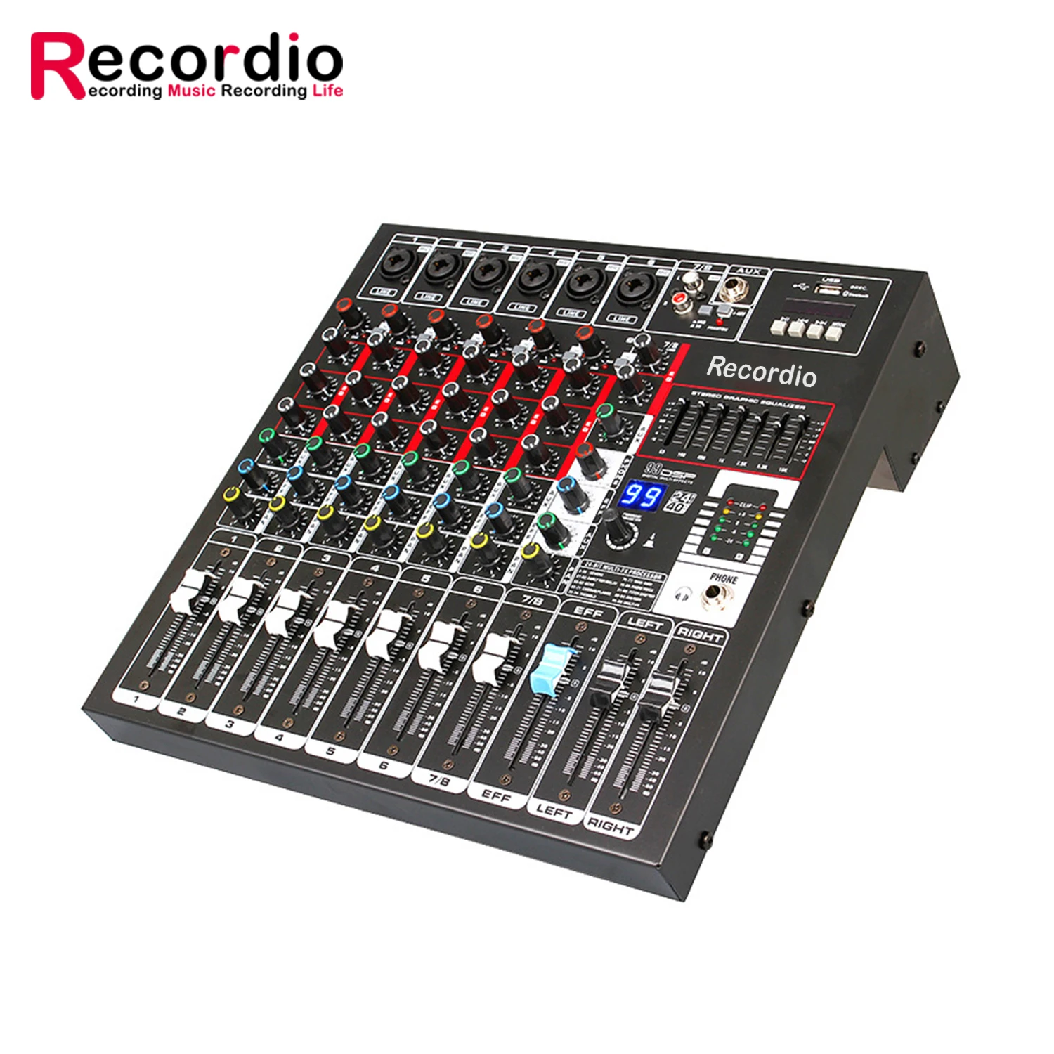GAX-GB8 Portable 8-Channel Aud - đánh giá và giá Audio Interface Usb 8 Channel