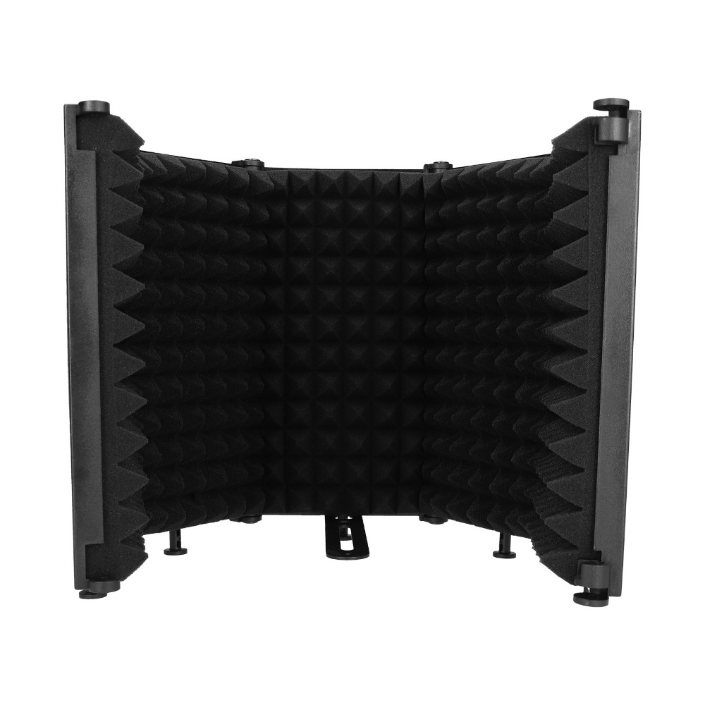 5-Panel Structure Microphone I - đánh giá và giá Vocal Booth Isolation Shield
