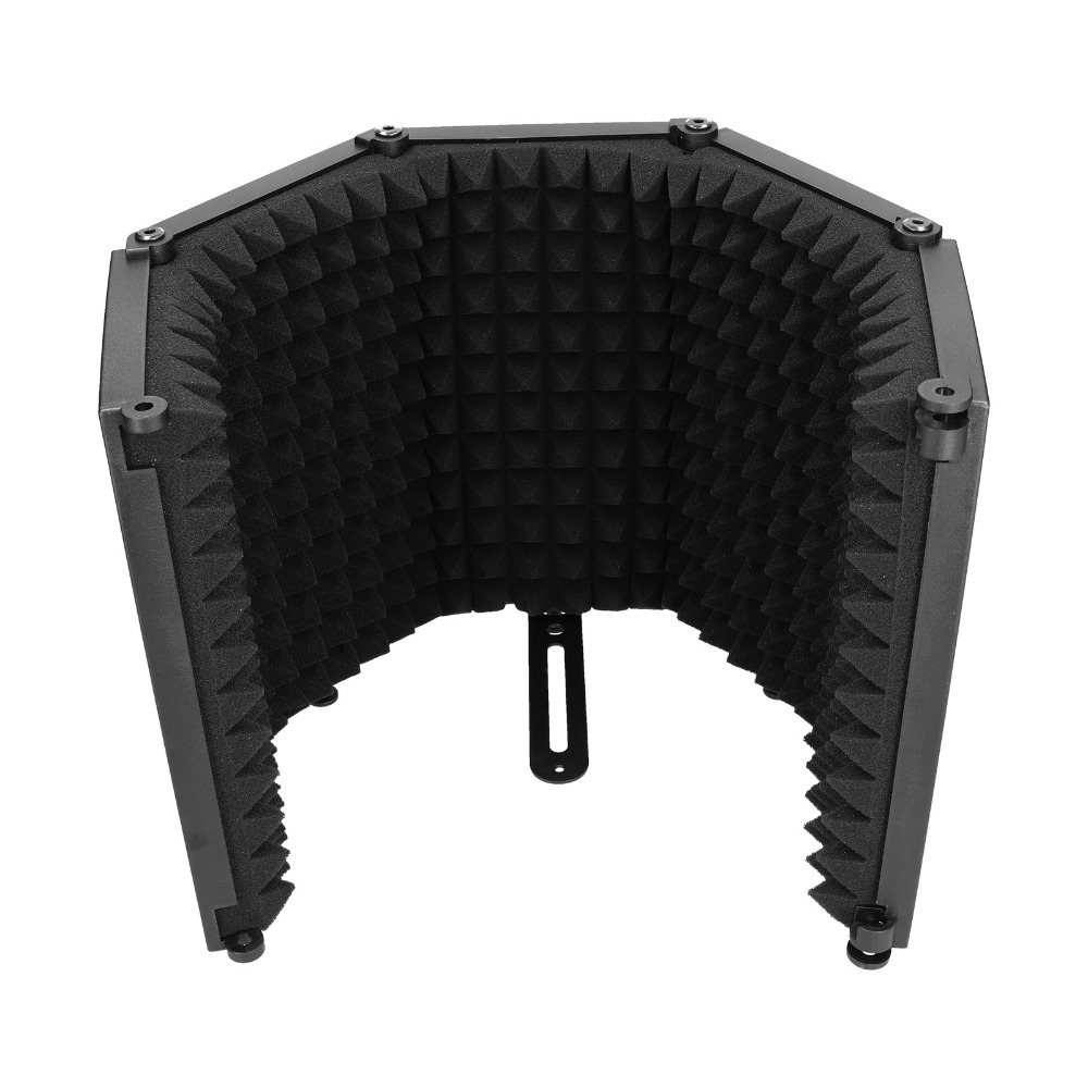 5-Panel Structure Microphone I - đánh giá và giá Vocal Booth Isolation Shield