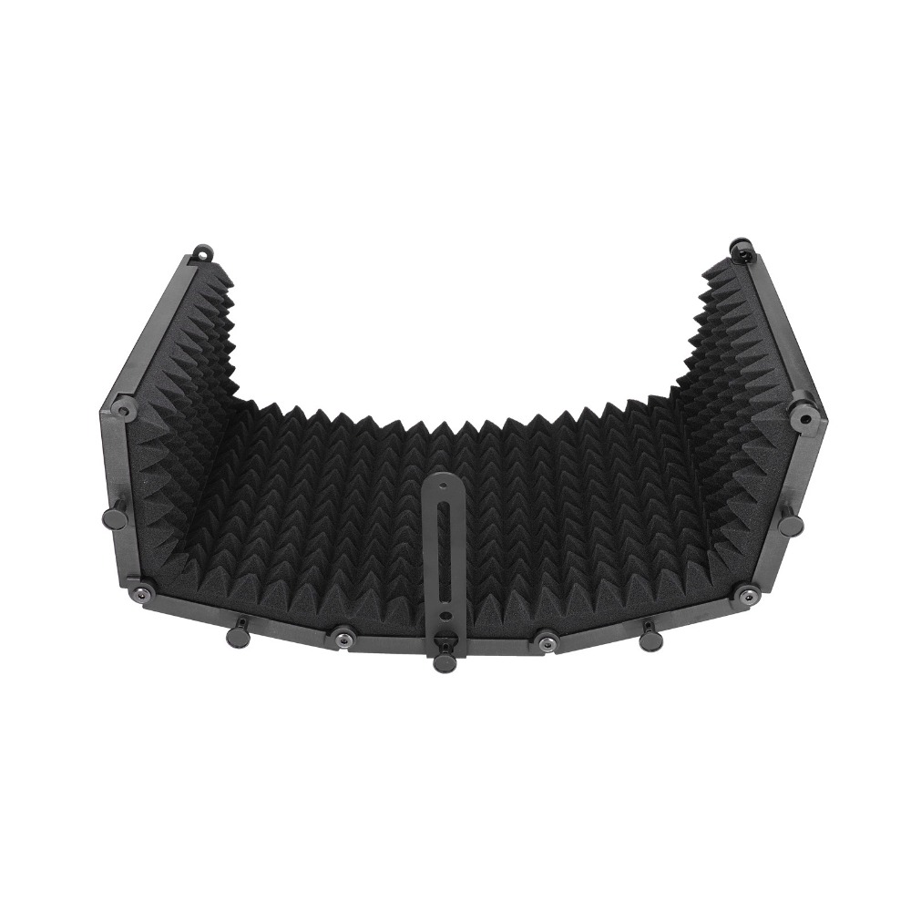 5-Panel Structure Microphone I - đánh giá và giá Vocal Booth Isolation Shield