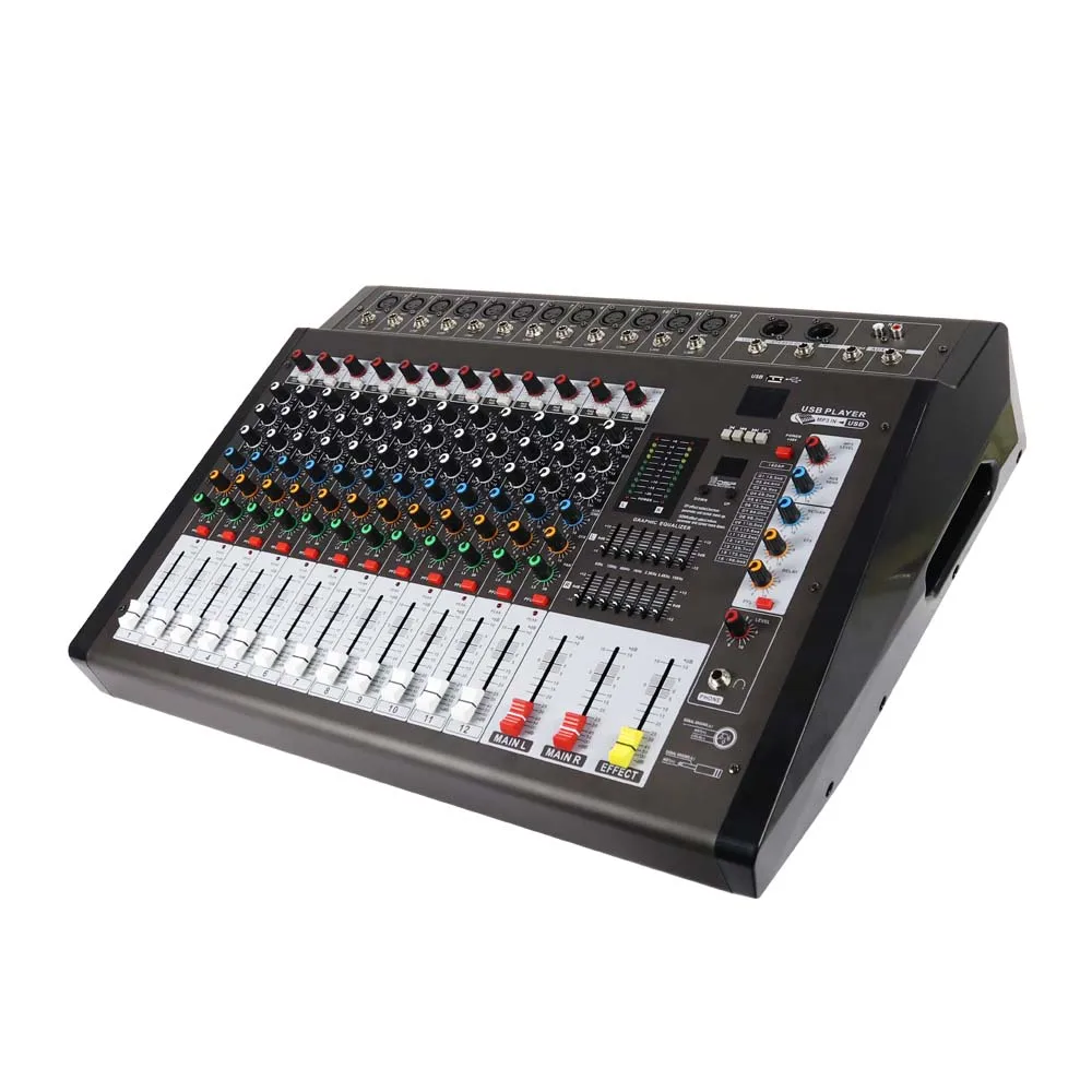 Gooermi DMX-12 12 Channel Cons - đánh giá và giá Audio Mixer 16 Channel Usb