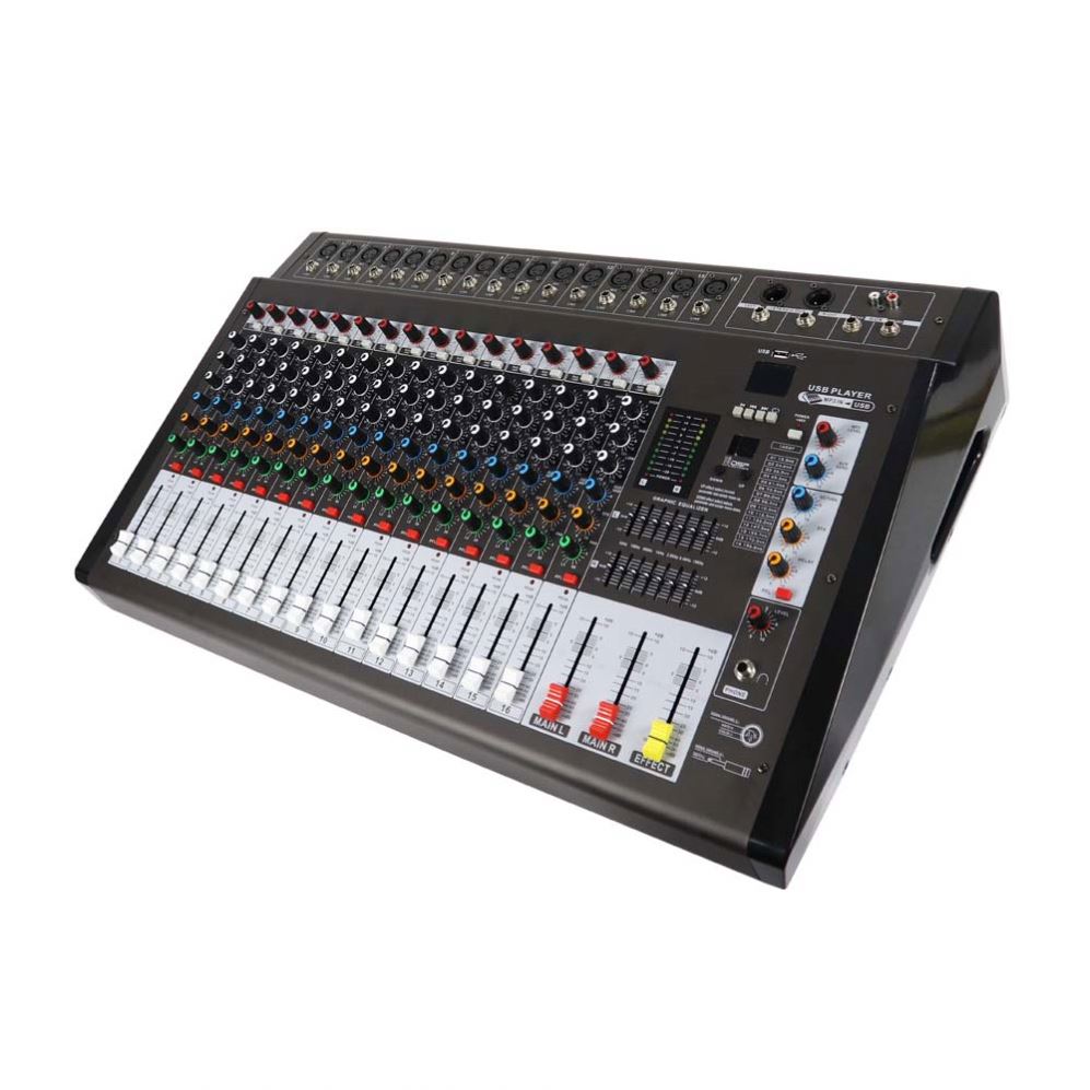 16 Channel Console Mixing, 16  - đánh giá và giá Audio Mixer 16 Channel Usb
