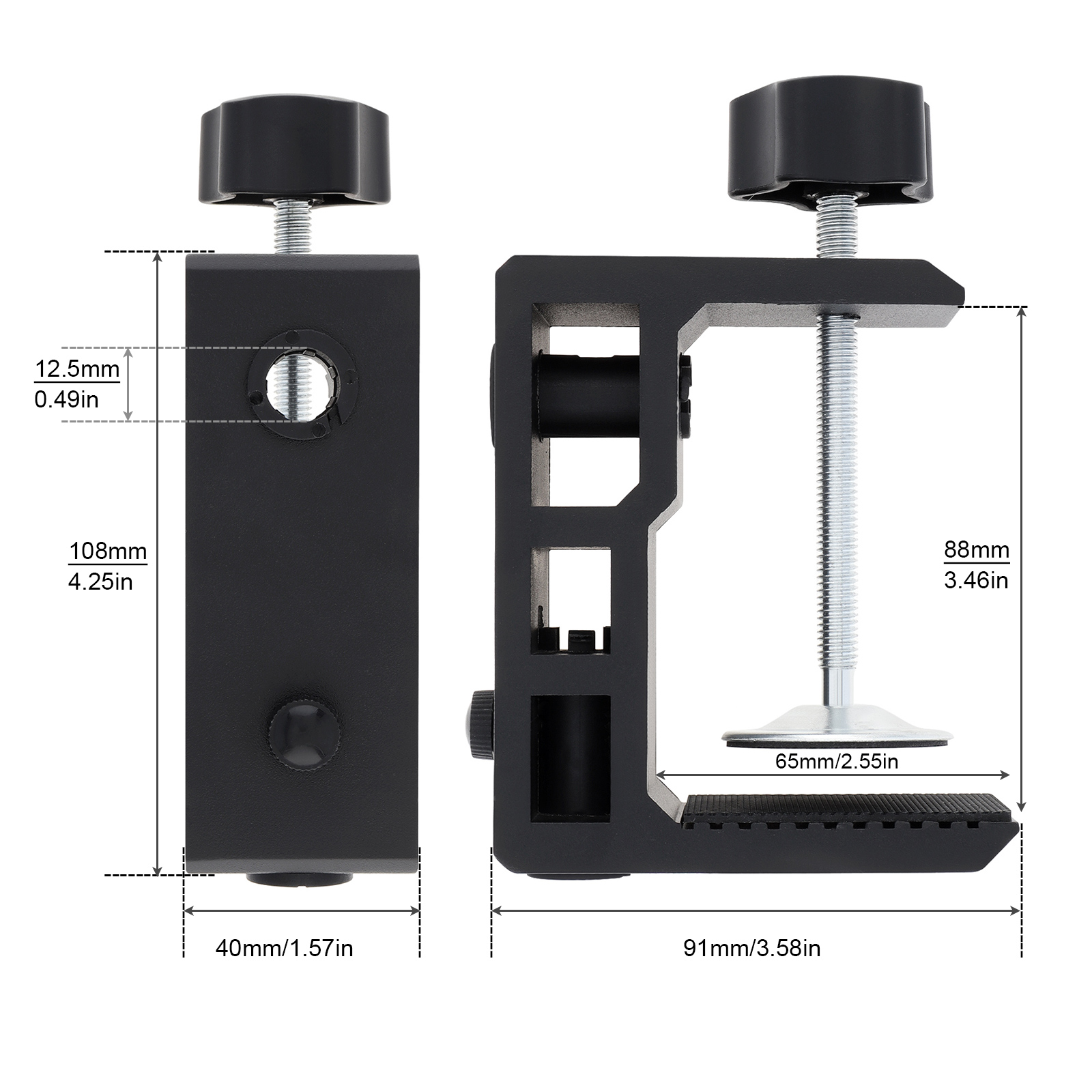 2 IN 1 Heavy Duty Table Mount  - đánh giá và giá Microphone Boom Arm Desk