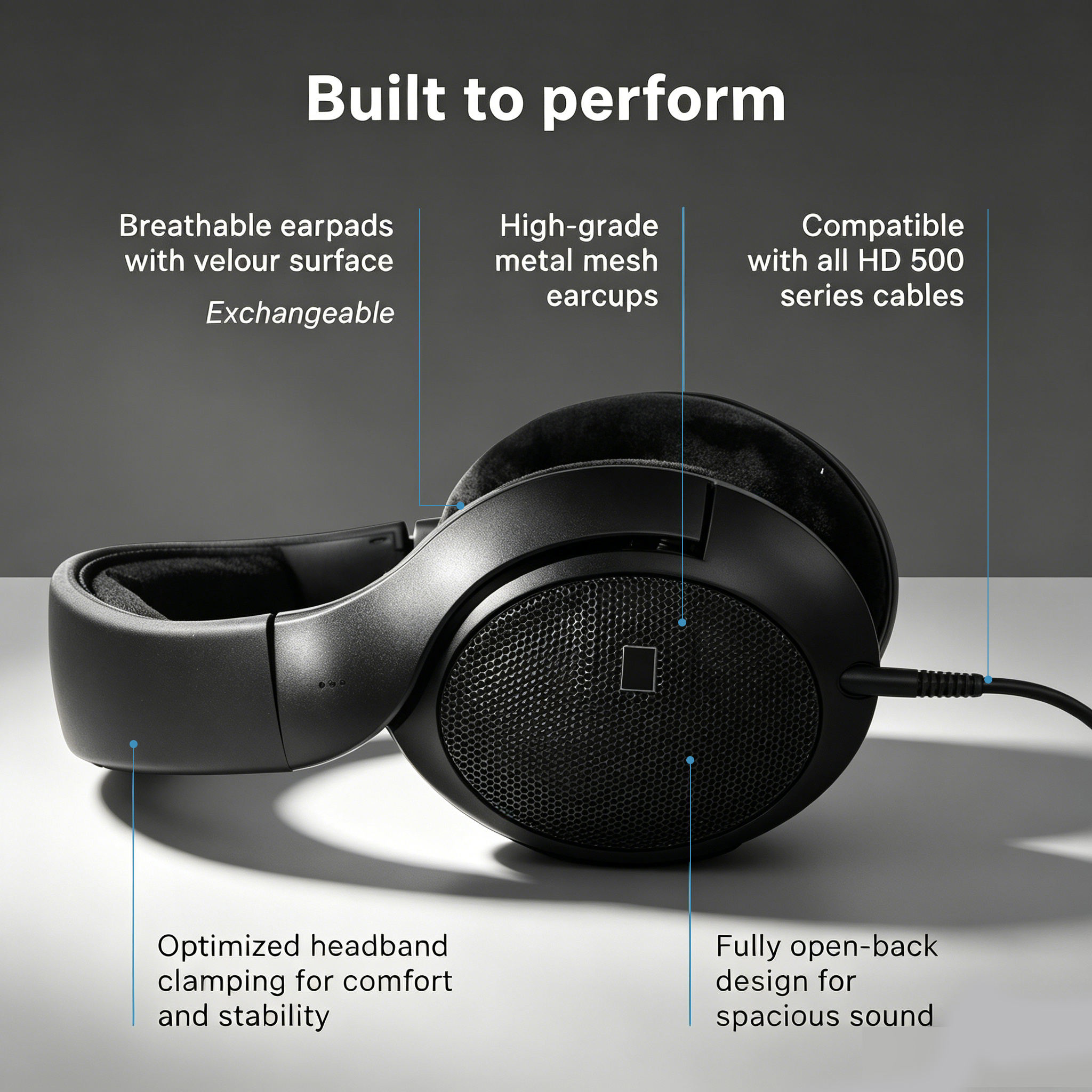 HD 560S Open-Back Over-Ear Stu - đánh giá và giá Studio Headphones Monitoring Open Back