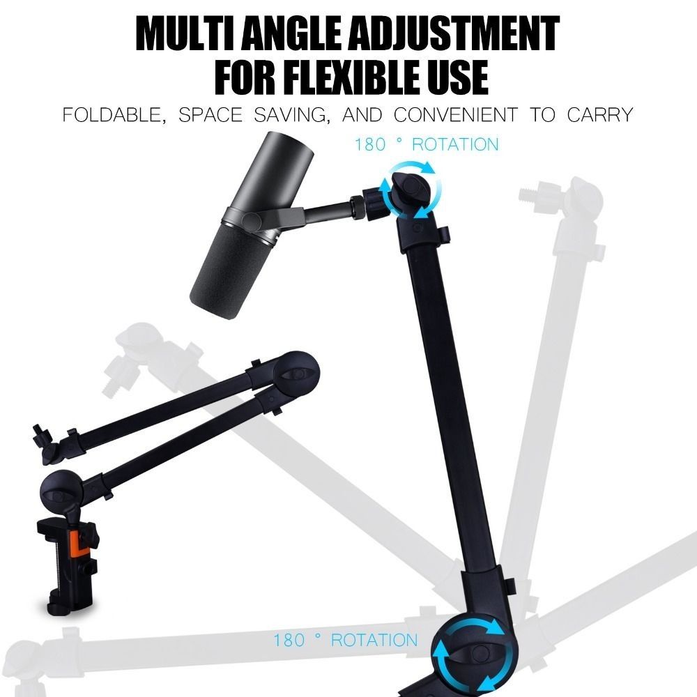 Professional 360° Rotation Mic - đánh giá và giá Microphone Boom Arm Desk