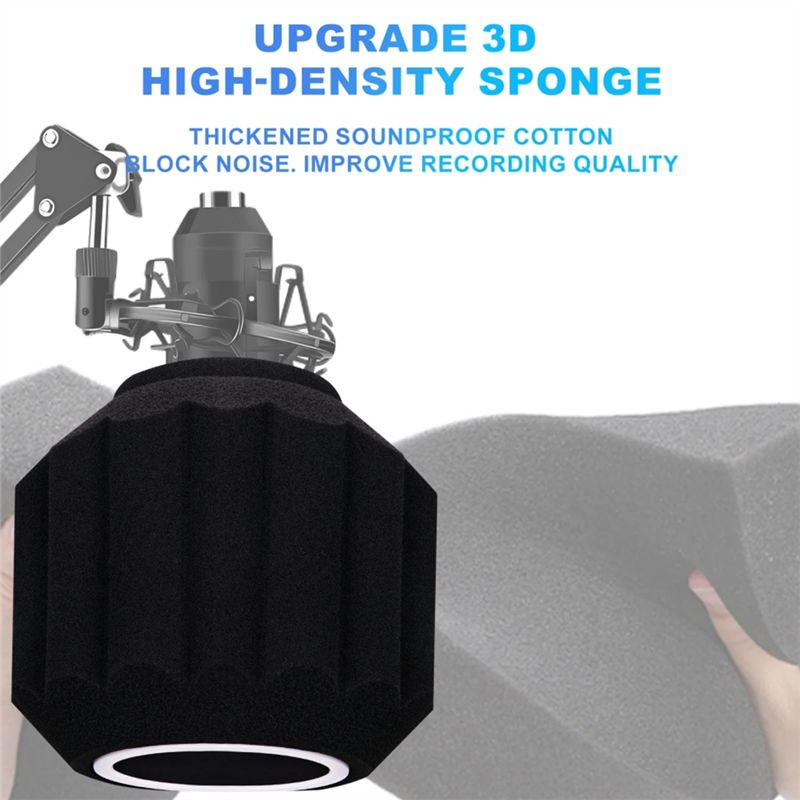 B27B Portable Microphone Filte - đánh giá và giá Vocal Booth Isolation Shield