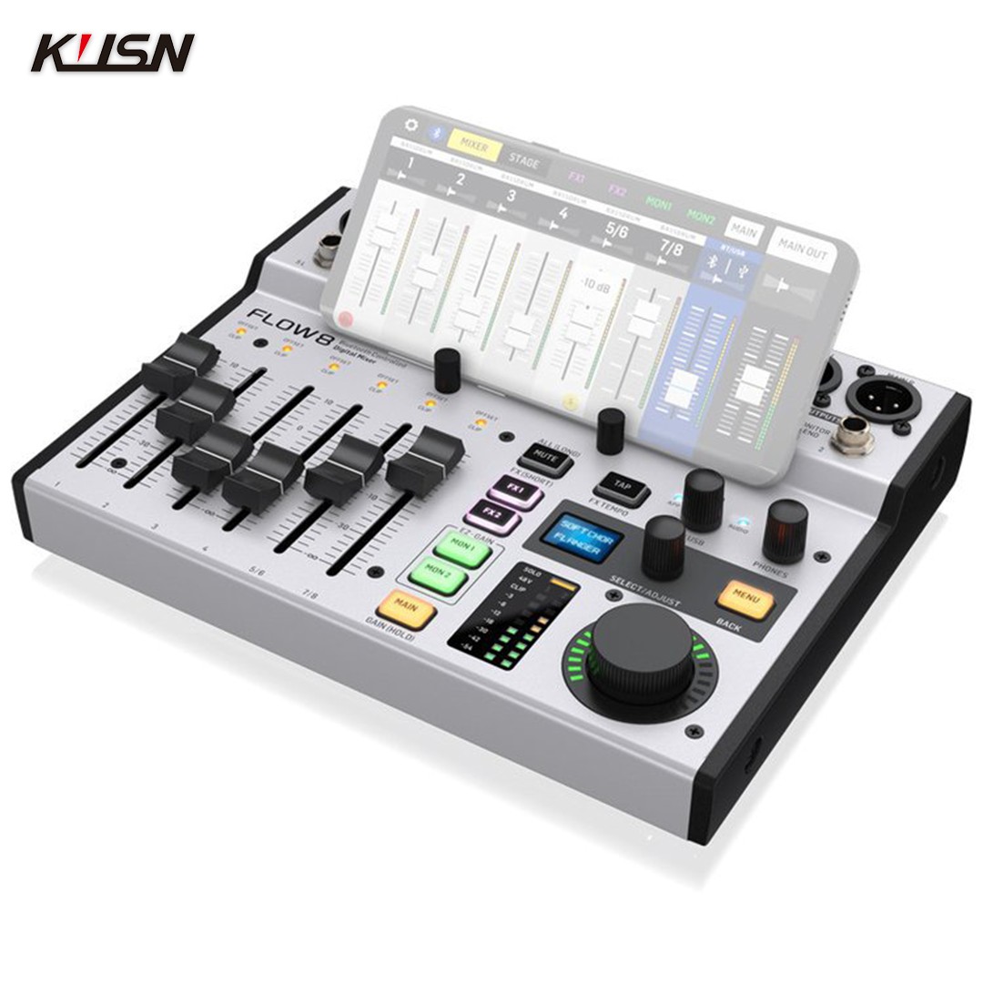 FLOW8 8-Input Digital Mixer wi - đánh giá và giá Audio Interface Usb 8 Channel
