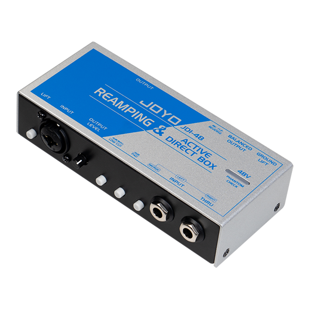 JOYO JDI-48 REAMPING and DI Fu - đánh giá và giá Di Box Active Reamp