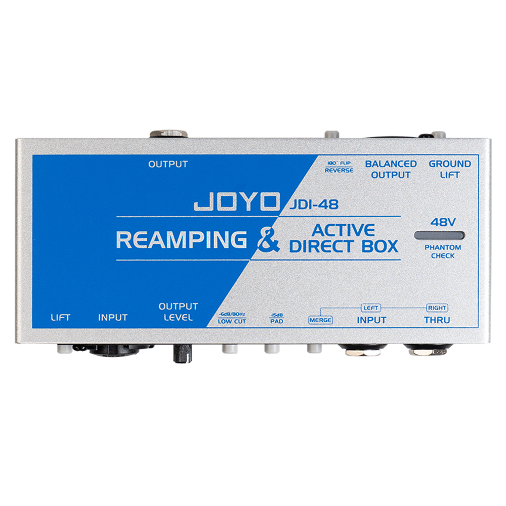 JOYO JDI-48 REAMPING and DI Fu - đánh giá và giá Di Box Active Reamp