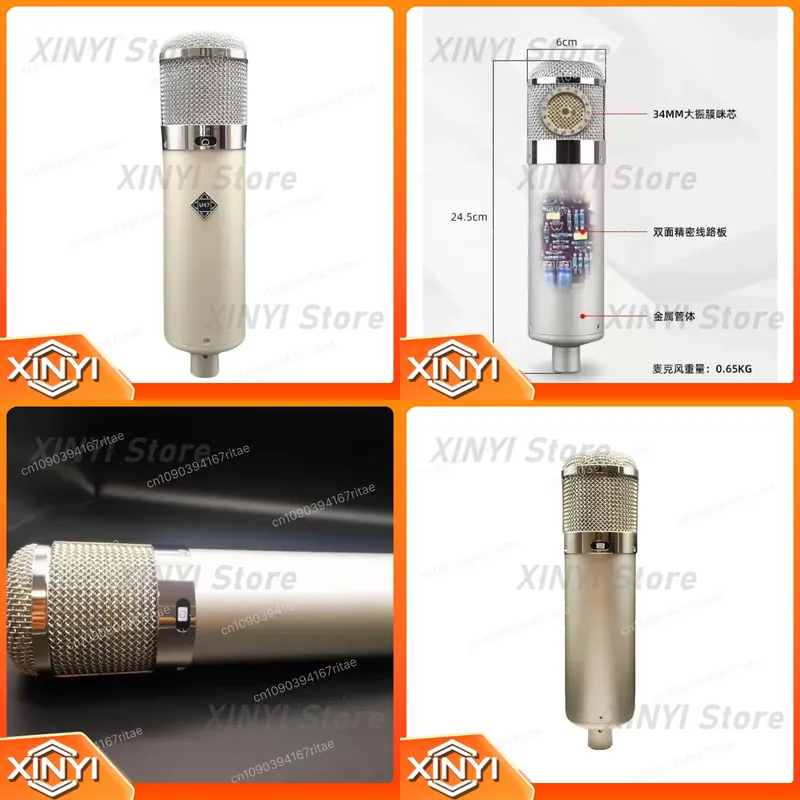 Handmade Large‑Diaphragm Tube  - đánh giá và giá Condenser Microphone Studio Large Diaphragm