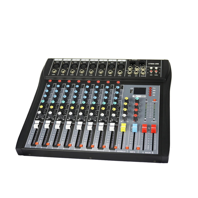 8 Channel Audio Mixer with 99  - đánh giá và giá Audio Interface Usb 8 Channel