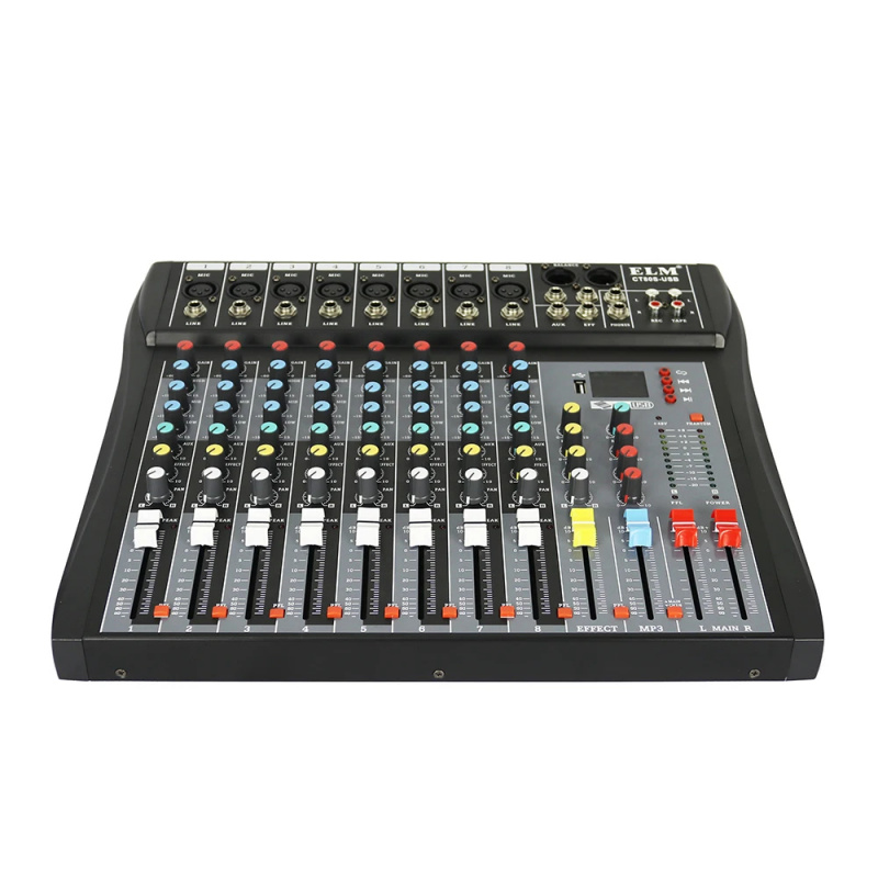 8 Channel Audio Mixer with 99  - đánh giá và giá Audio Interface Usb 8 Channel