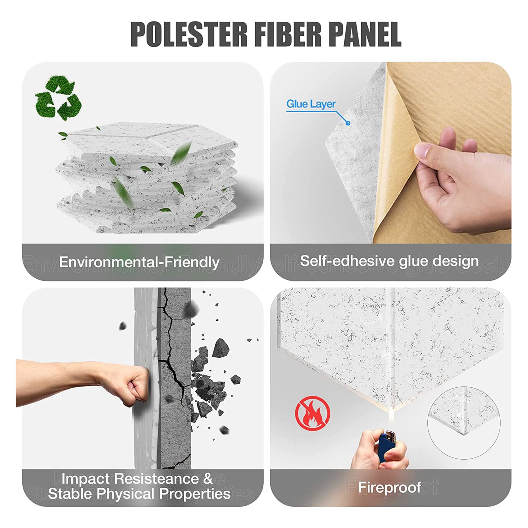 AEF6-24 PACK Acoustic Foam,Sel - đánh giá và giá Acoustic Foam Panels Soundproof