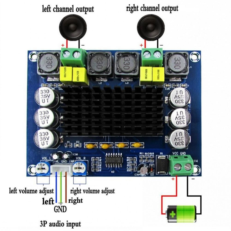 XH-M543 TPA3116D2, mạch khuếch - đánh giá và giá Mic Preamp 1073 Clone