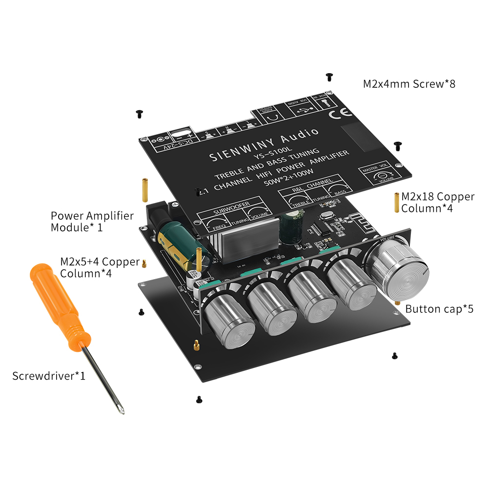 2.1 3 Channel Power Bass Ampli - đánh giá và giá Mic Preamp 1073 Clone