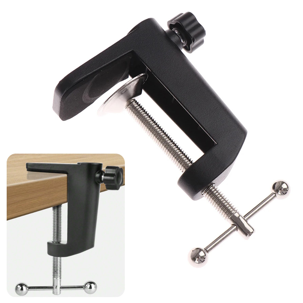 Desk Table Mount Clamp C-Shape - đánh giá và giá Microphone Boom Arm Desk