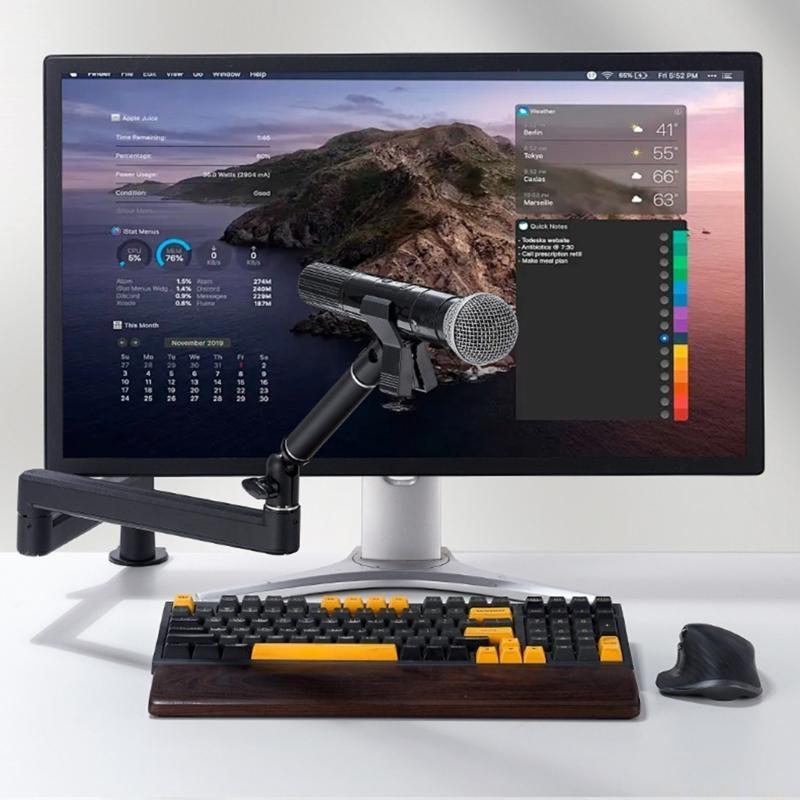 E56B Boom Arm Có Thể Điều Chỉn - đánh giá và giá Microphone Boom Arm Desk