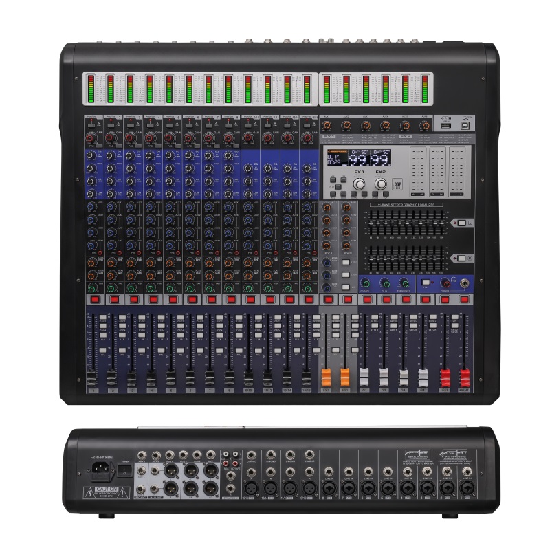 16-Channel Professional USB Au - đánh giá và giá Audio Mixer 16 Channel Usb