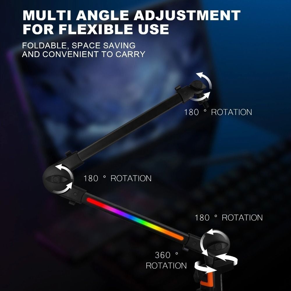 Professional 360° Rotation Mic - đánh giá và giá Microphone Boom Arm Desk