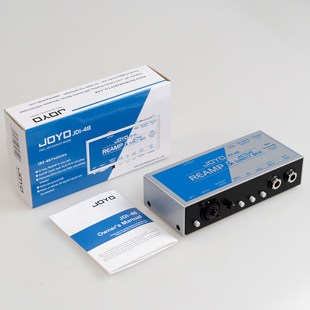 jo yo JDI-48 Active DI Box Sup - đánh giá và giá Di Box Active Reamp