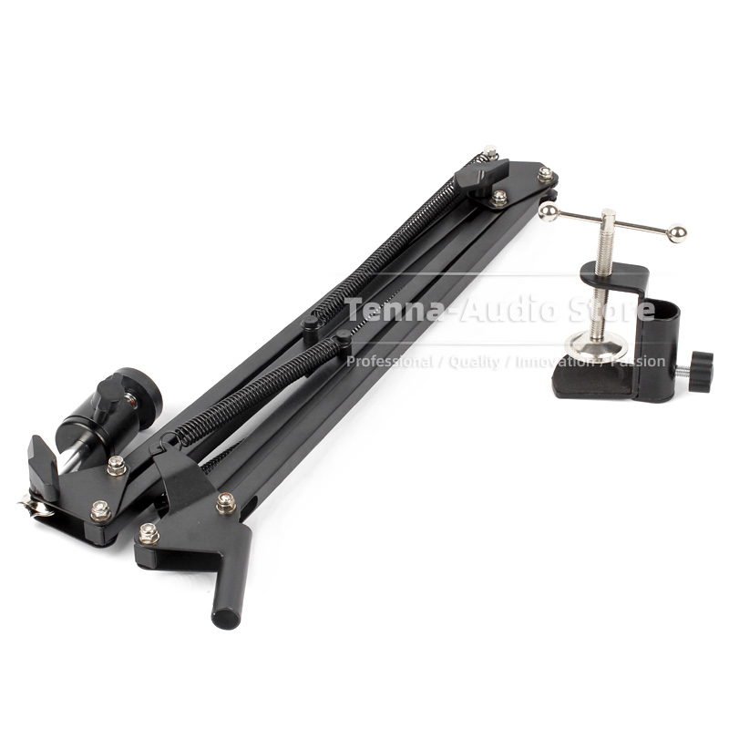 Tabletop Boom Arm Support For  - đánh giá và giá Microphone Boom Arm Desk