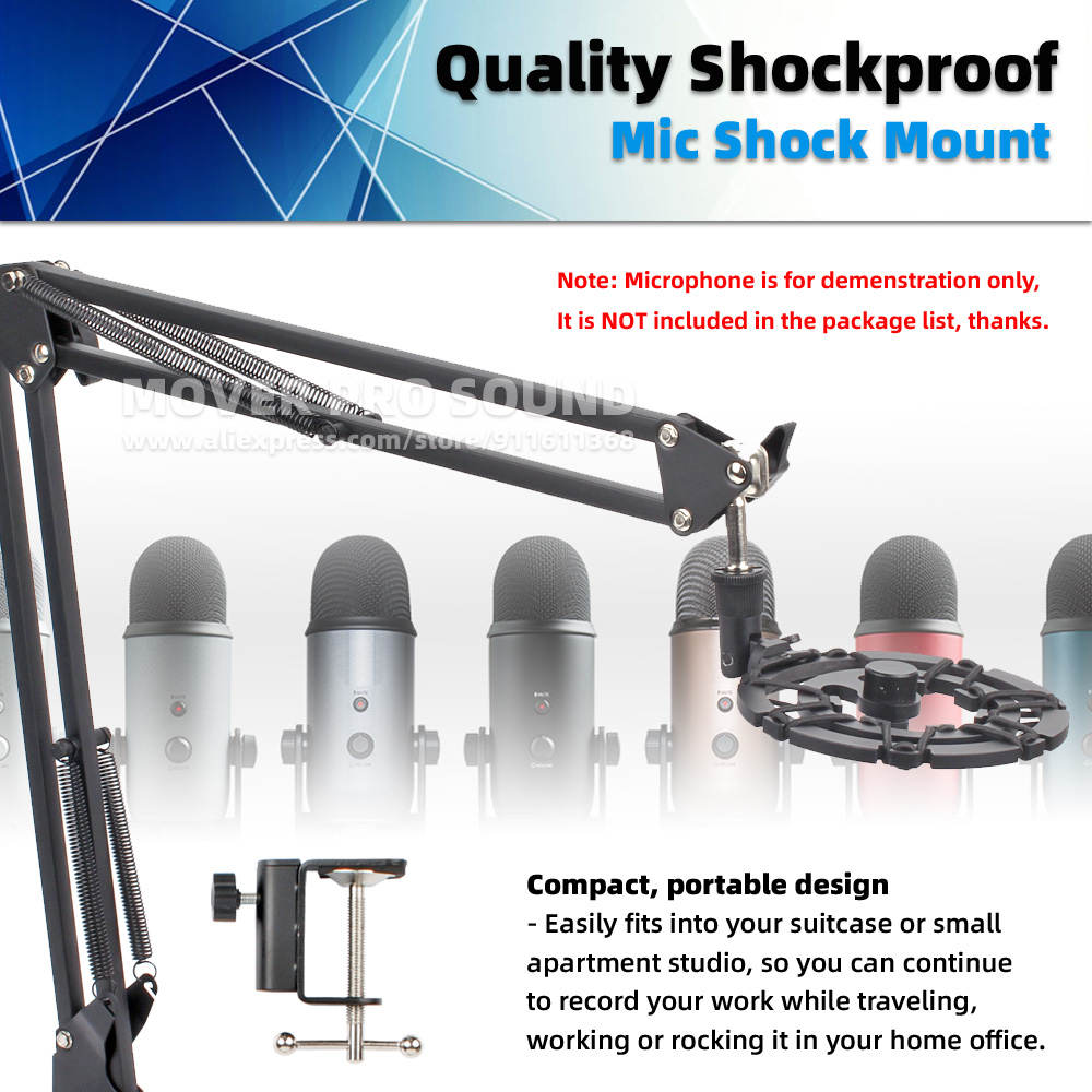For Blue Yeti Pro Tabletop Sus - đánh giá và giá Microphone Boom Arm Desk