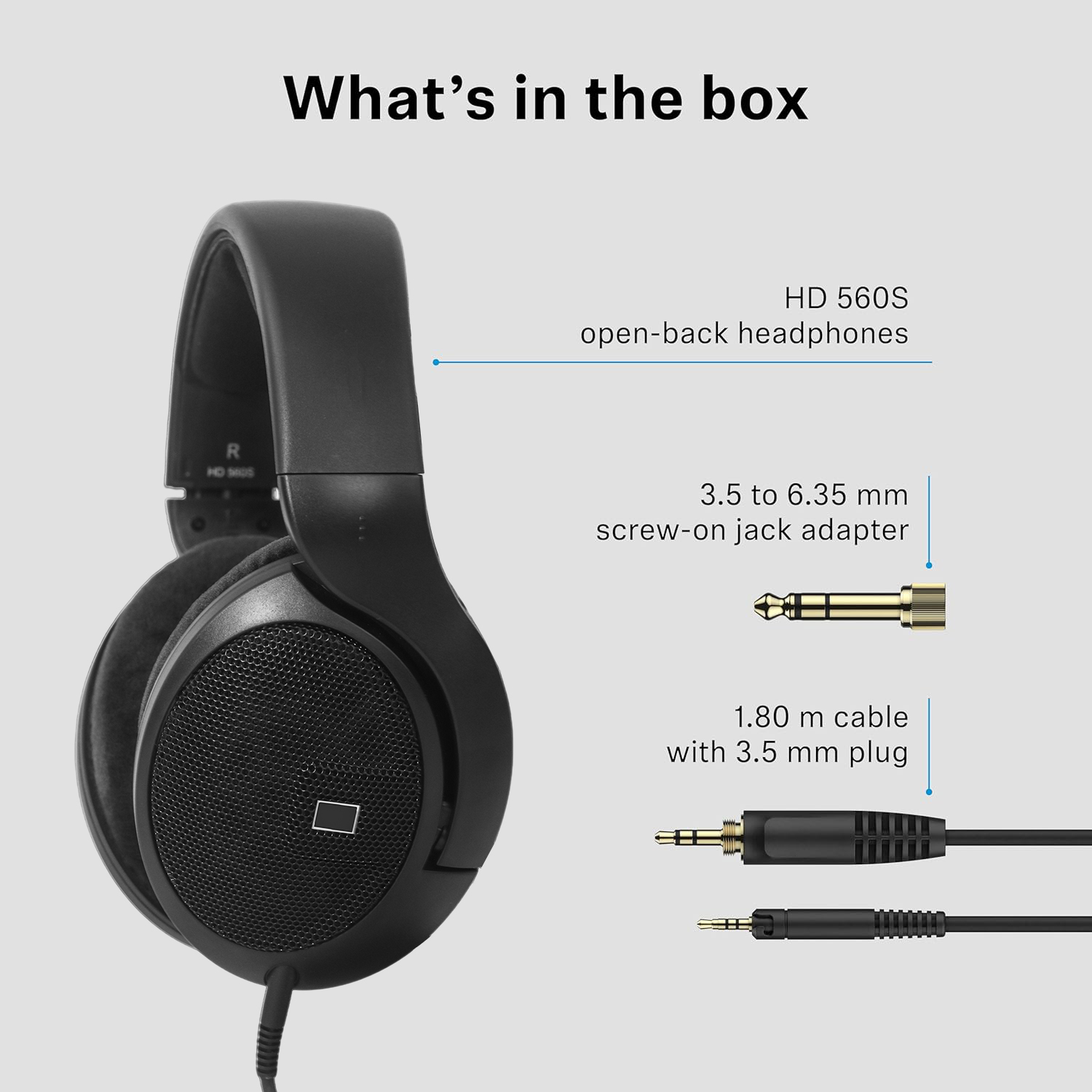 HD 560S Open Back Neutral Resp - đánh giá và giá Studio Headphones Monitoring Open Back