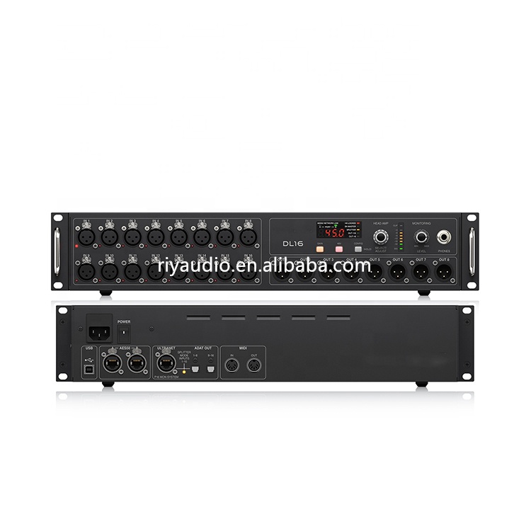 RIY DL16 16-Channel Rack-Mount - đánh giá và giá Audio Mixer 16 Channel Usb