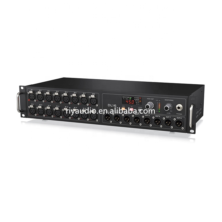 RIY DL16 16-Channel Rack-Mount - đánh giá và giá Audio Mixer 16 Channel Usb