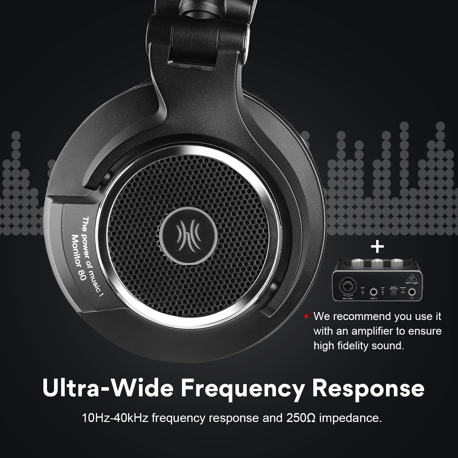 Tai nghe chụp tai có dây OneOd - đánh giá và giá Studio Headphones Monitoring Open Back